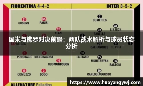国米与佛罗对决前瞻：两队战术解析与球员状态分析